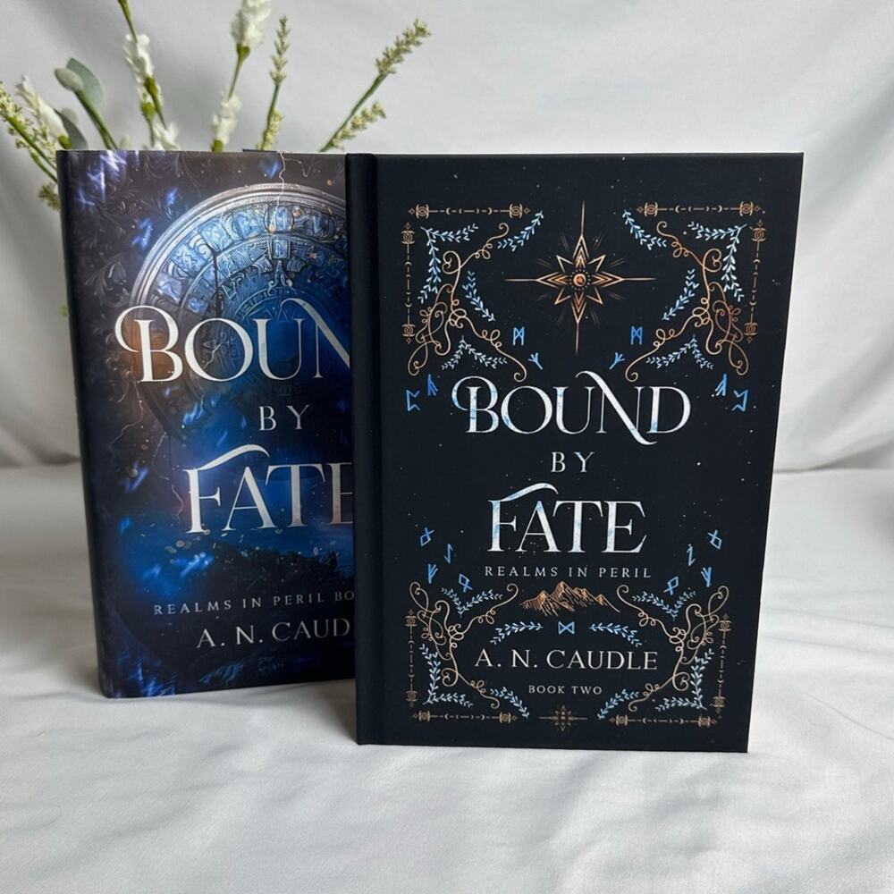 Bound by Fate A.N. Caudle OOP Original Indie Hardcover Romantasy NEW